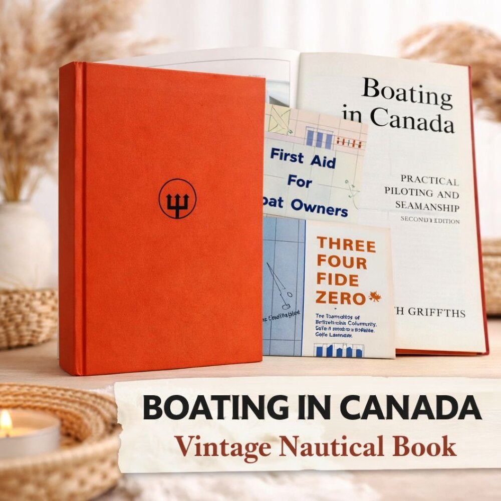 Boating In Canada By Garth Griffiths 1973 Second Edition Hardcover Nautical Guid